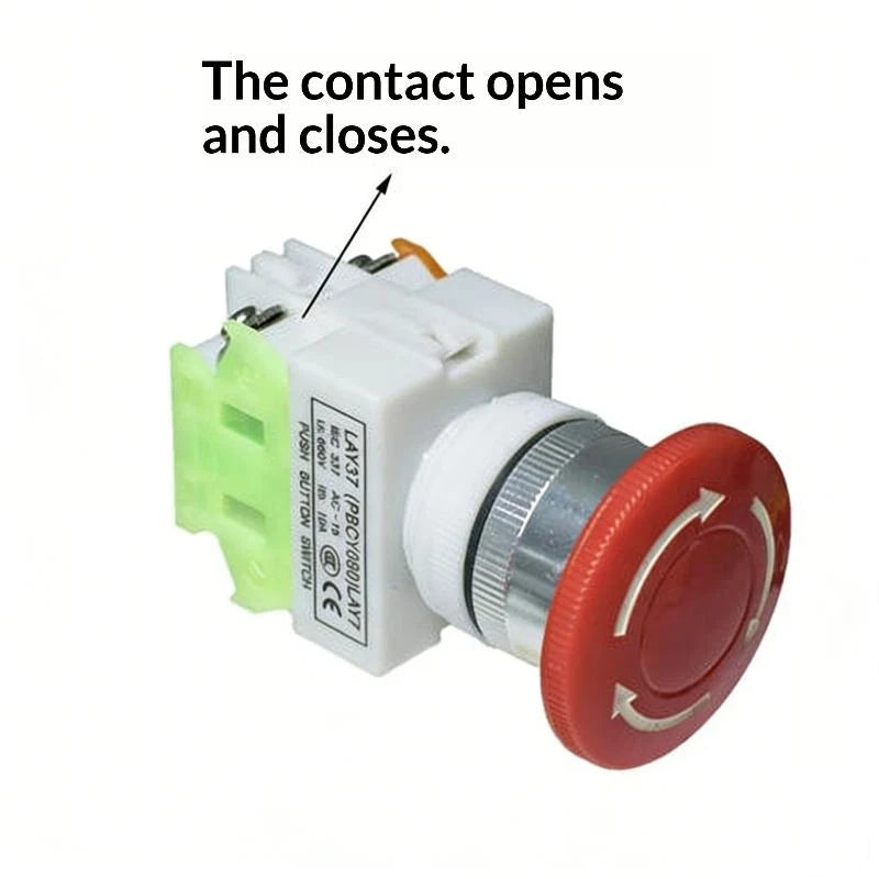 1Set 10A Emergency Stop Button Switch Box Waterproof Safety STOP Push Button With Rain Cover For Industrial Machine Peaceful Pleasures Health and Wellness A5 0