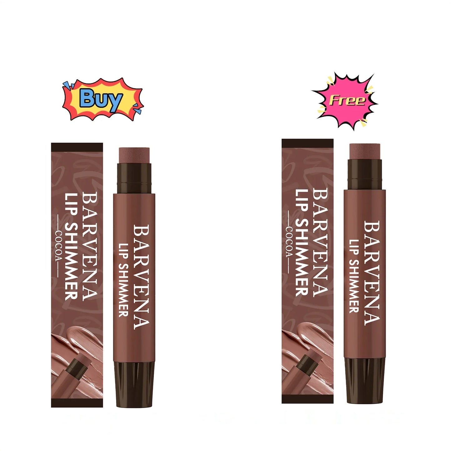 Cocoa Shimmer Lip Balm – Moisturizing, Non-Sticky Daily Lip Care