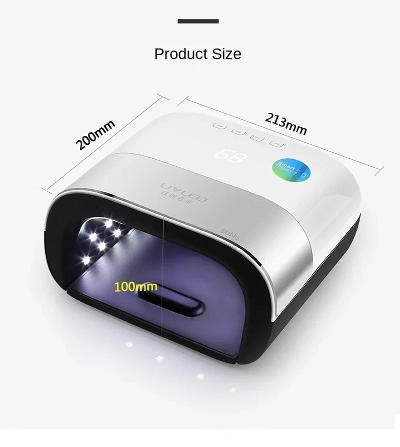 SUNUV SUN3 Nail Dryer Smart 2.0 48W UV LED Lamp Nail with Smart Timer Memory Invisible Digital Timer Display Nail Drying Machine Peaceful Pleasures Health and Wellness