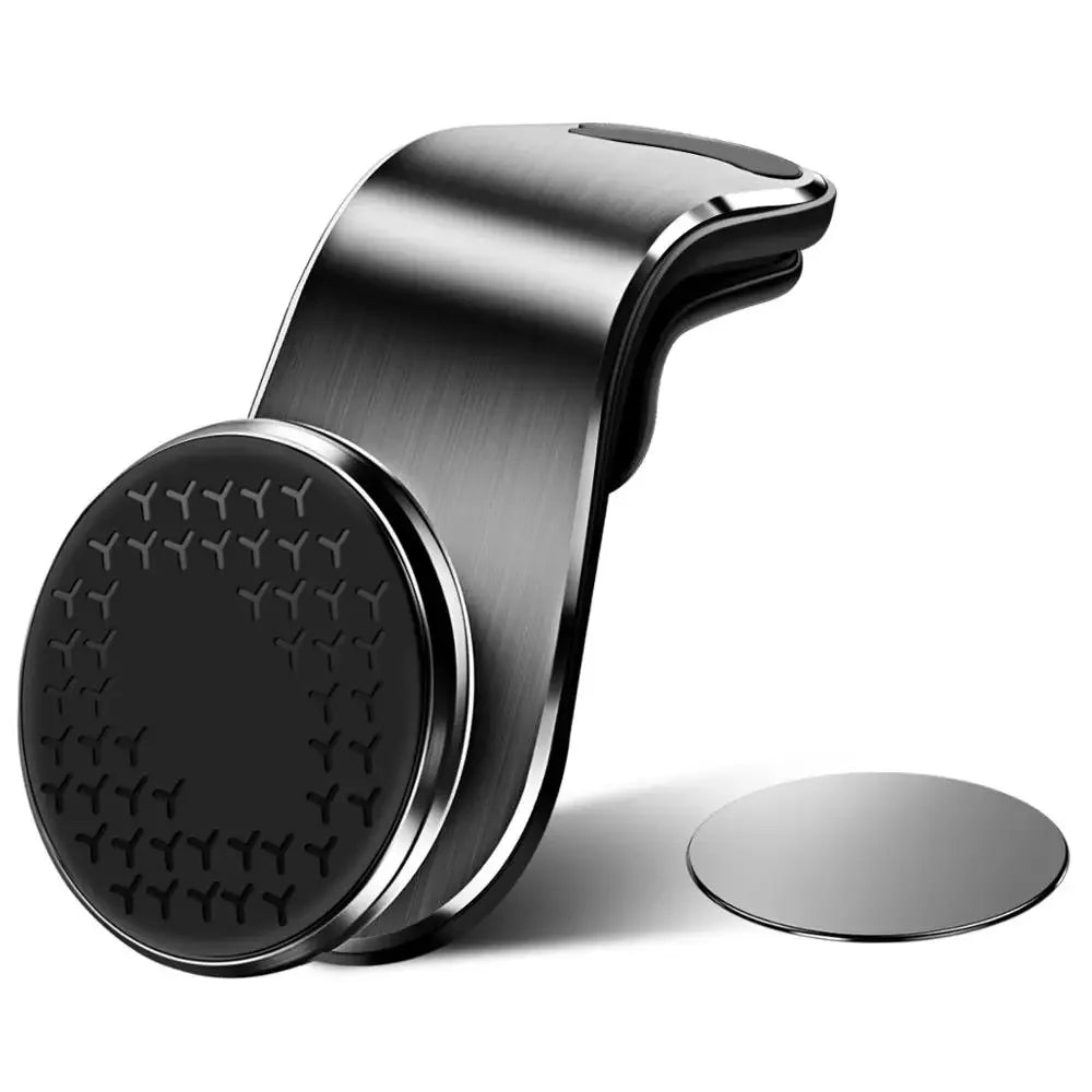 Magnetic Car Phone Holder Stand Air Vent Magnet Car Mount GPS Smartphone Mobile Support In Car Bracket for iPhone Samsung Xiaomi Peaceful Pleasures Health and Wellness Black Rotate Holder