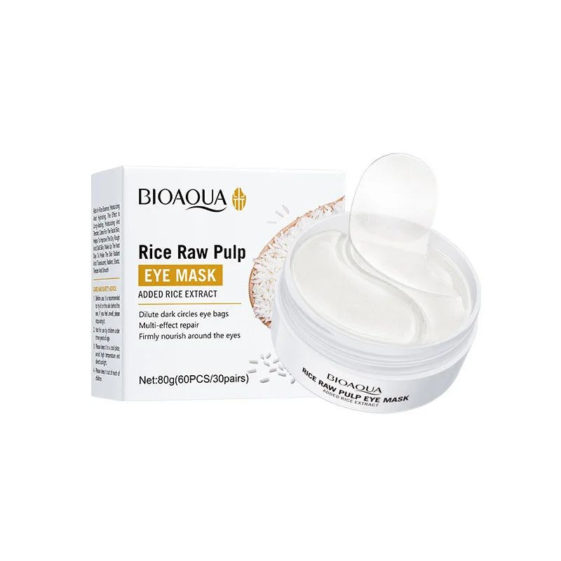 BIOAQUA White Rice Collagen Eye Mask 60pcs – Dark Circles