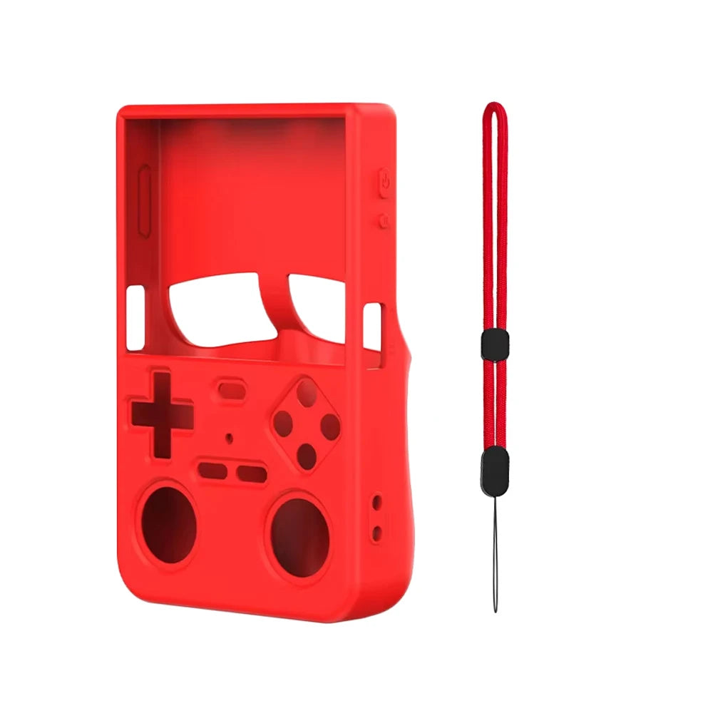 Soft Silicone Case For K36 Storage Bag Anti-Slip Anti-Scratch Anti-Shock Anti-Fall Protective Cover Game Accessories Peaceful Pleasures Health and Wellness Red