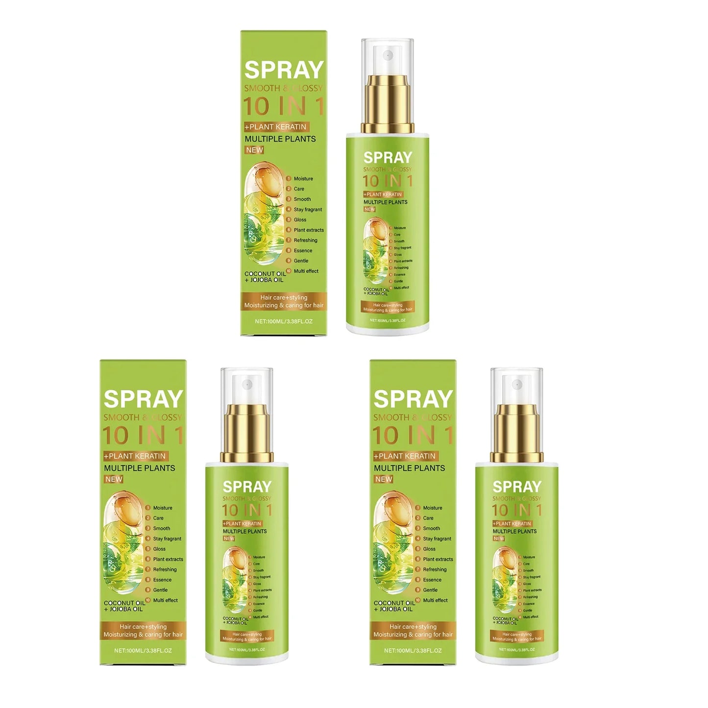 Volumizing Anti-Frizz Hair Spray – Smooth, Shiny & Moisturizing