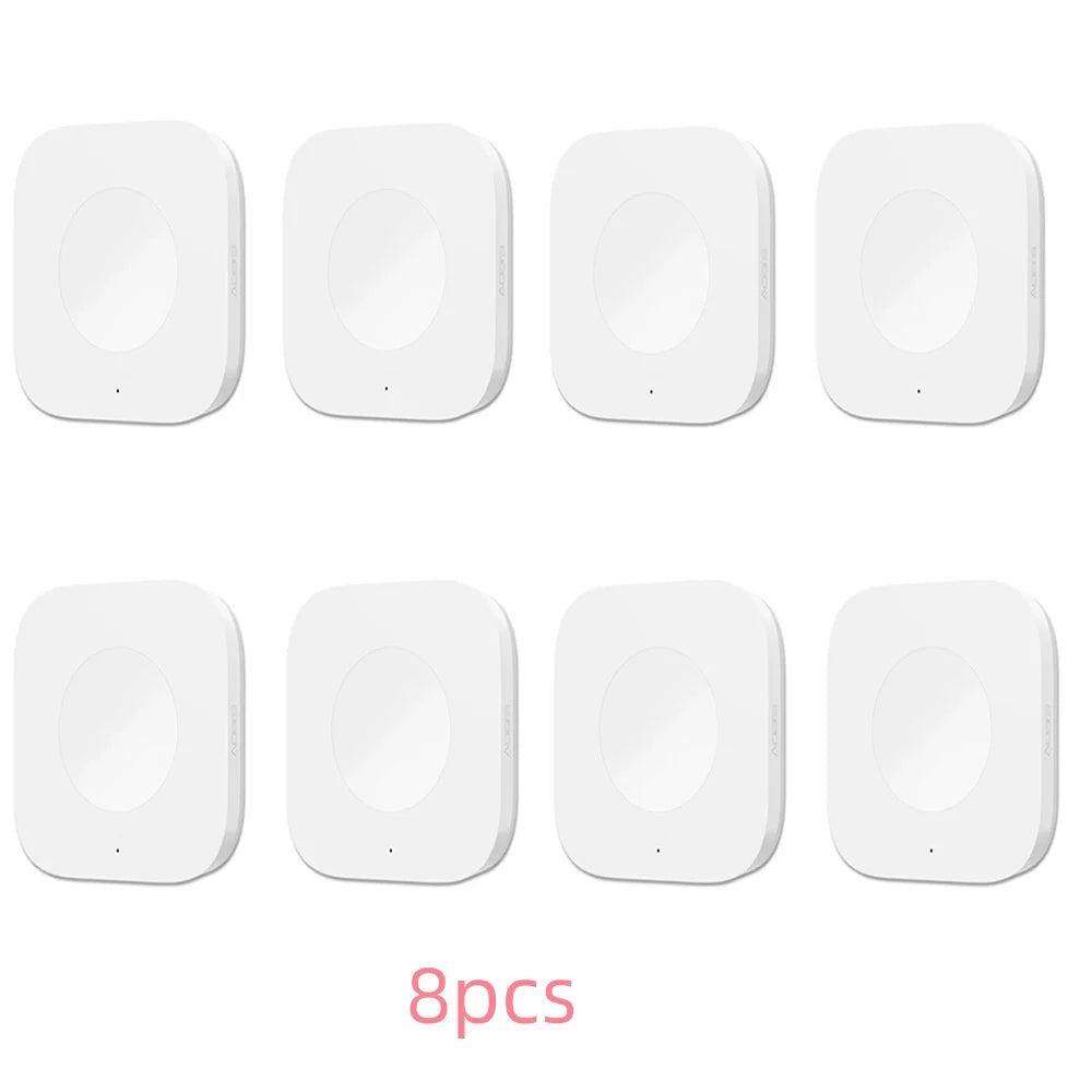 Aqara Mini Wireless Switch Zigbee Sensor Smart Button One Key Control Remote Control Home Automation for Homekit Xiaomi Mi Home Peaceful Pleasures Health and Wellness 8 Pcs