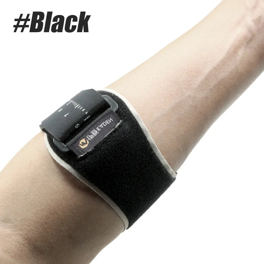WEFITON Tennis Elbow Brace – Adjustable Forearm Support Strap Elbow Support Brace Peaceful Pleasures Health and Wellness Black-1PCS