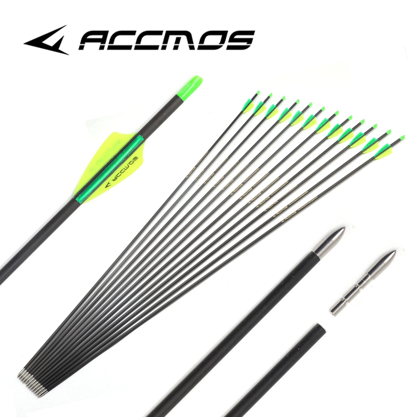 Pure Carbon ID ARROW Spine 250 300 350 400 500 600 700 800 1000