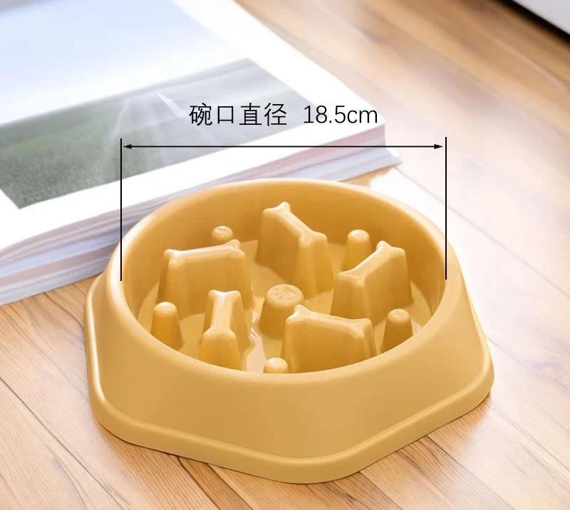 Slow Feeder Dog Bowl | Anti-Slip Maze Puzzle Dish