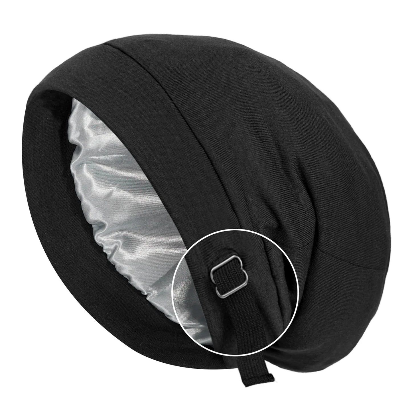 Satin Sleep Bonnet – Adjustable Hair Cap for Women