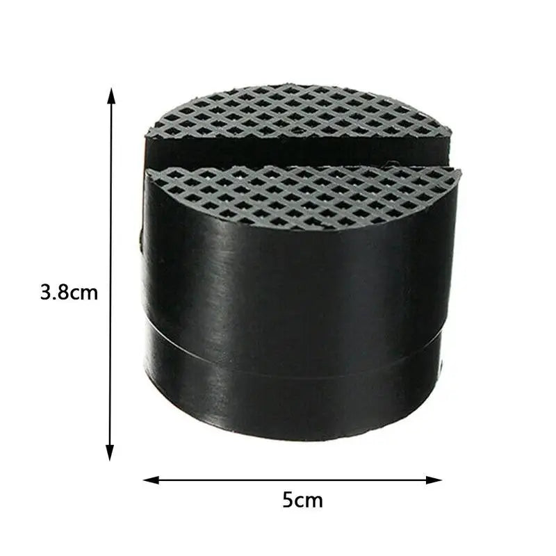Car Slotted Lift Jack Stand Rubber Pad Floor Adapter Frame Rail Pinch Lifting Universal Repair Tools Safety Grip Pads 3Ton 6Ton Peaceful Pleasures Health and Wellness B 1piece