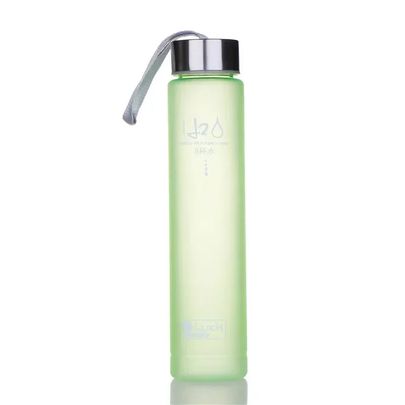 Frosted Plastic Water Bottle 280ml | Candy Color Space Cup