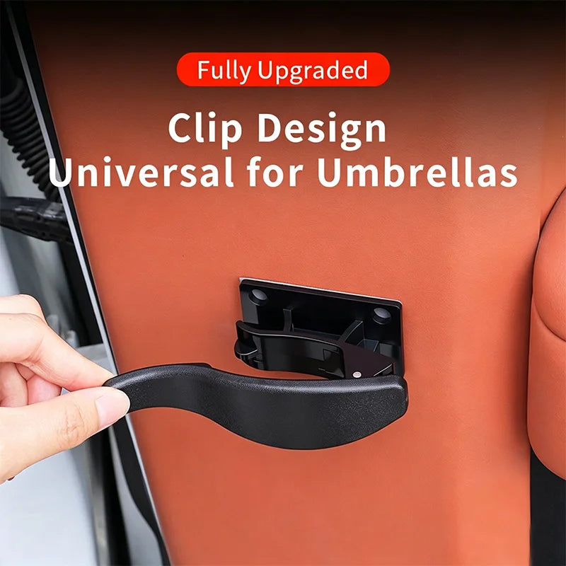 1 Self-adhesive Car Umbrella Holders Trunk Storage Organizer Hook