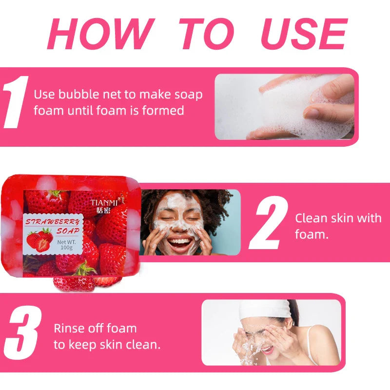Strawberry Jelly Soap – Deep Cleanse, Moisturize & Nourish