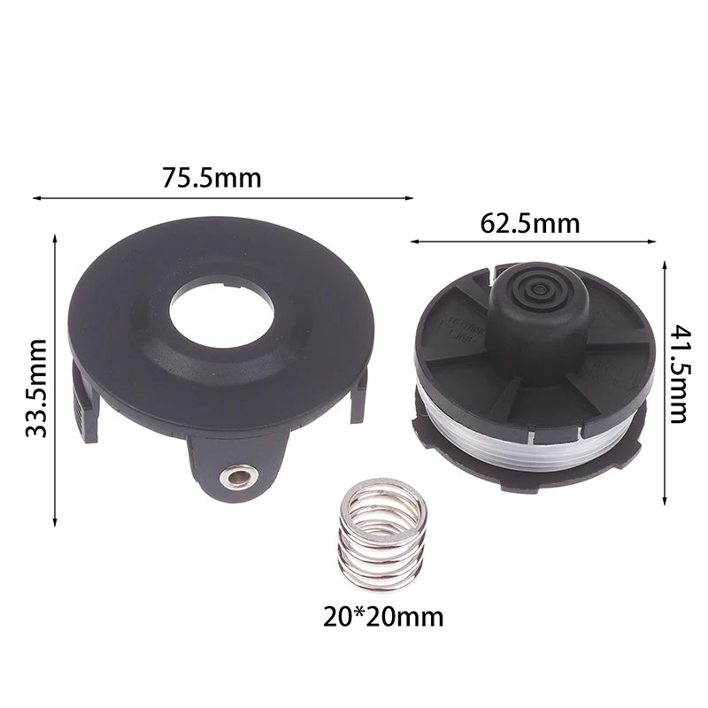 Strimmer Head & Spring Kit for Makita 18V DUA181Z DUR181RF DUR181 Trimmer Replacement Head Peaceful Pleasures Health and Wellness 1Set