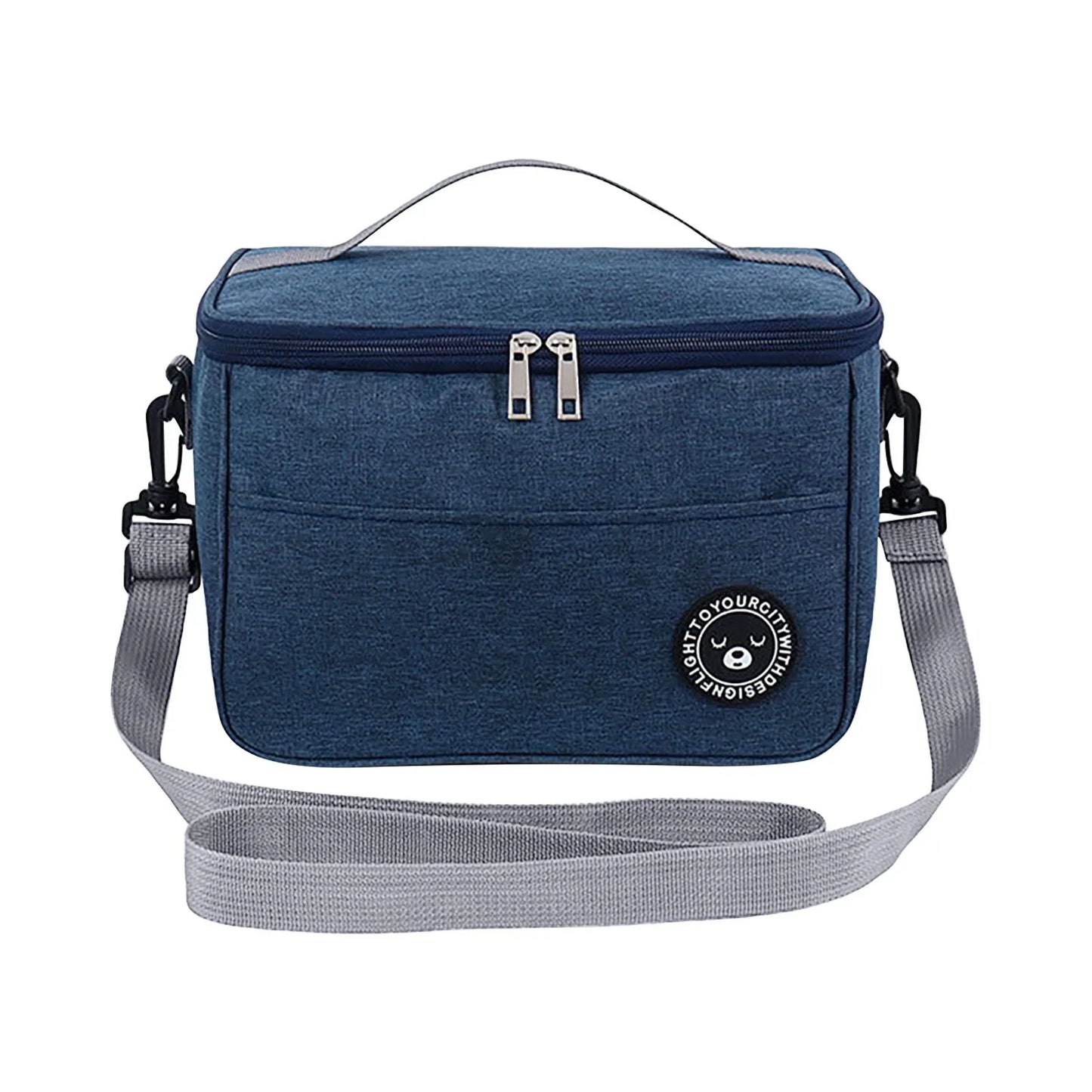 Portable Picnic Bag Thermal Insulated Lunch Box Tote Cooler Handbag Waterproof Backpack Bento Pouch School Food Storage Bags Peaceful Pleasures Health and Wellness CS