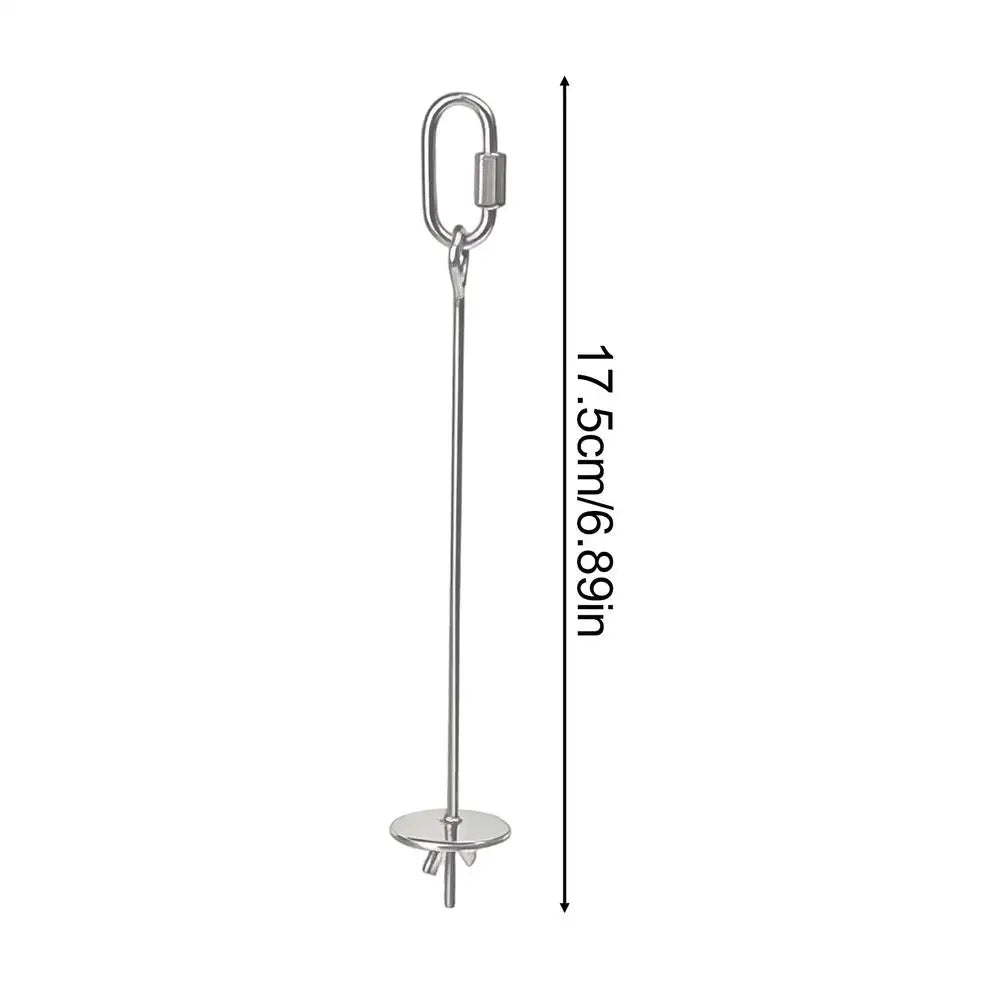 Stainless Steel Bird Fruit Skewer | Parrot Cage Feeder Toy