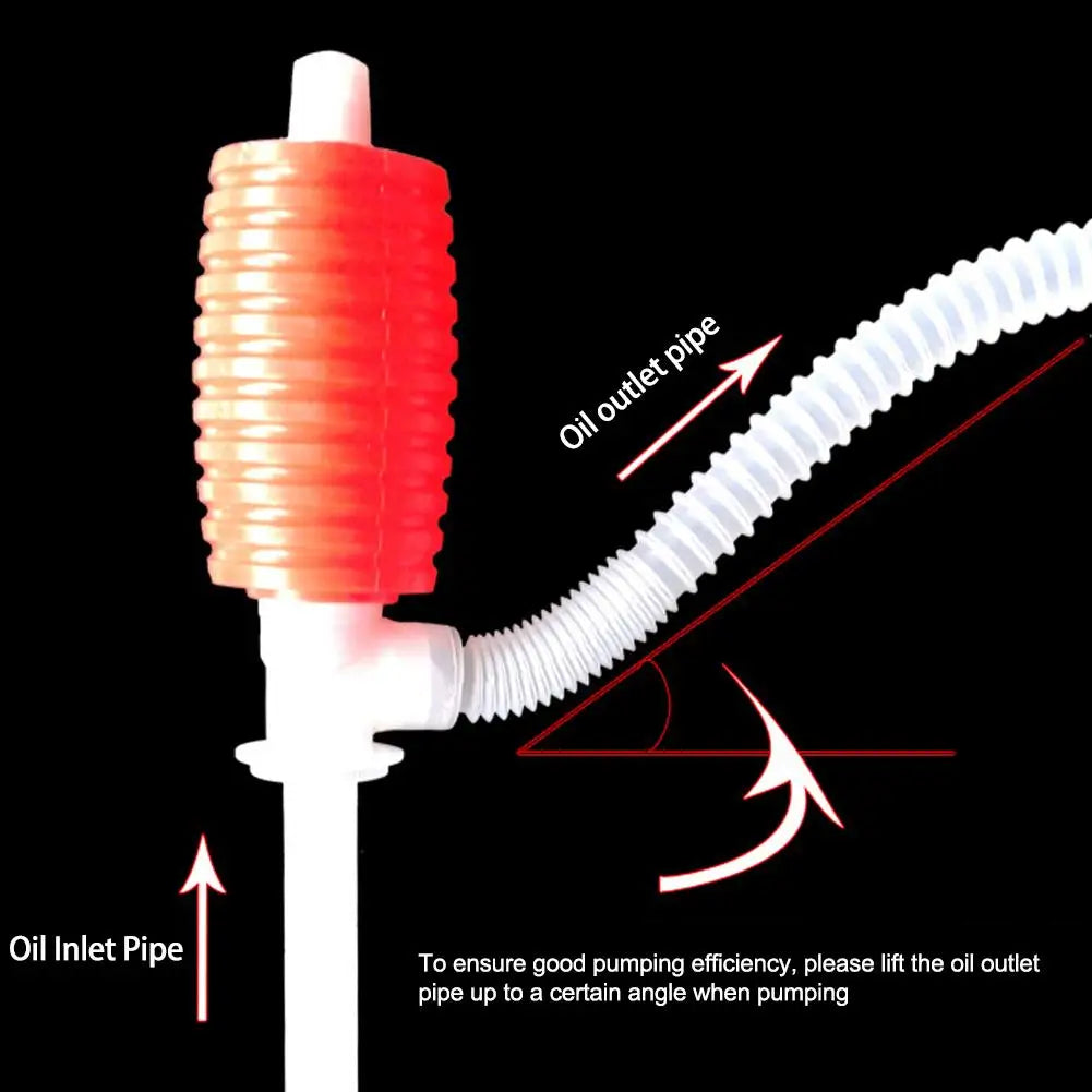 Portable Manual Siphon Hand Pump – Fuel, Oil & Liquid Transfer