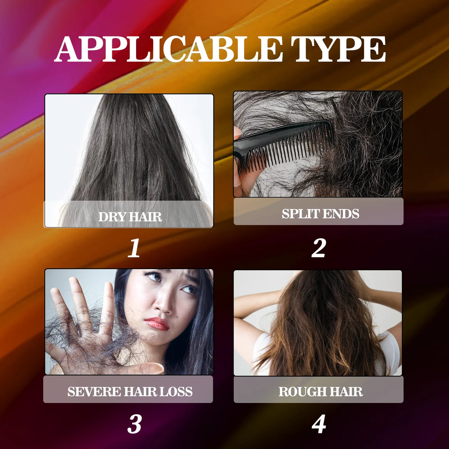 Hair Conditioner Hair Mask Improves Frizzy Tangled,Repair Dry and Damaged, Prevents Hair Breakage & Splitting Hair Care Products Peaceful Pleasures Health and Wellness