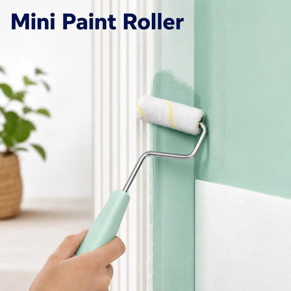 11-Piece Mini Paint Roller Set for Trim, Cabinets & Touch-Ups
