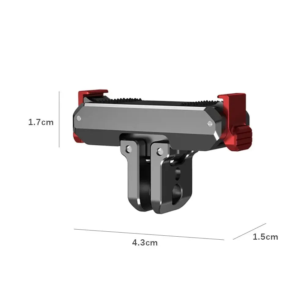 Magnetic Quick-release Adapter Mount for DJI OSMO NANO Metal Foldable Dual-Claws Base Extension Bracket Camera Accessory Peaceful Pleasures Health and Wellness