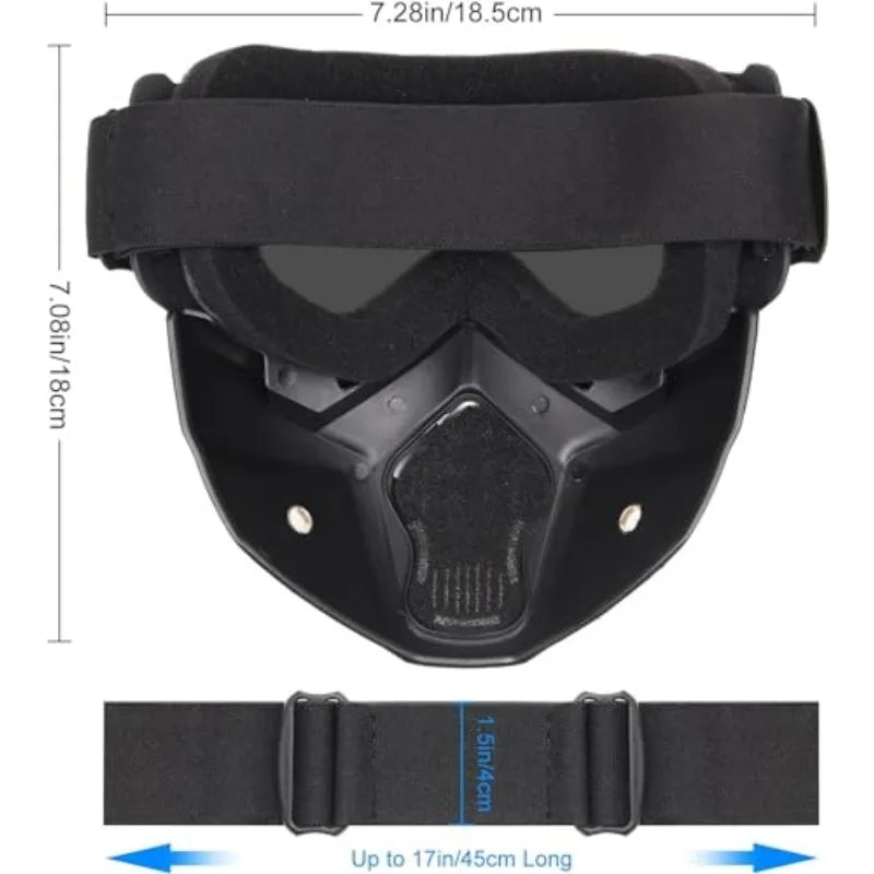 Military Tactical Full Face MICH Helmet ABS Detachable Goggles NVG Bracket for Riot Airsoft CS Outdoor Wargame Protective Gear Peaceful Pleasures Health and Wellness