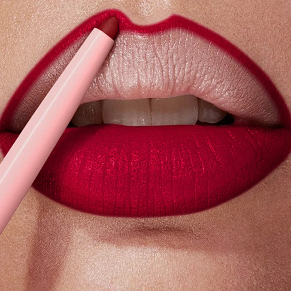 DUNUF Velvet Matte Lip Liner – 12 Nude & Brown Shades