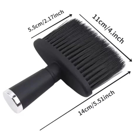 1PC Professional Soft Neck Face Duster Brushes Barber Hair Clean Hairbrush Beard Brush Salon Cutting Hairdressing Styling Tools Peaceful Pleasures Health and Wellness Silver