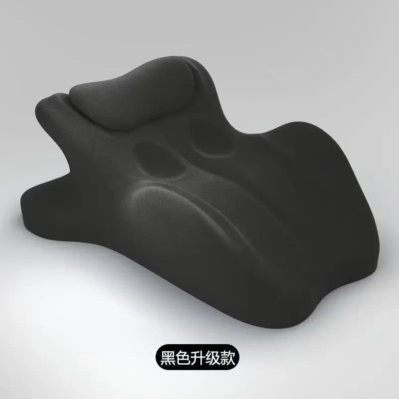 MultiFunctional Support Pillow for sleeping Adjustable Wedge Cushion Orthopedic Bed Pillow Stomach Sleep Pillow Intimate Comfort Peaceful Pleasures Health and Wellness black