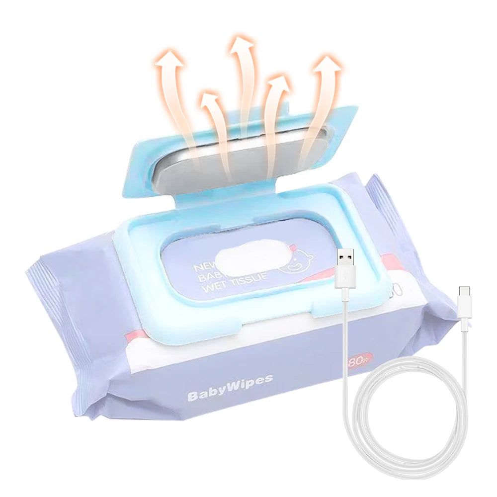 Portable USB Baby Wipe Warmer | Travel-Ready Heater