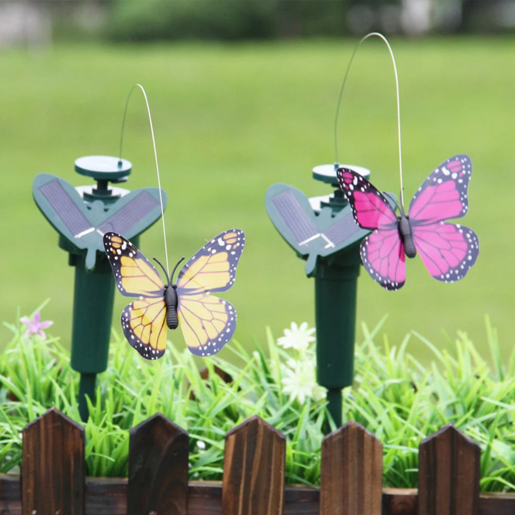 Solar Dancing Butterfly Garden Ornaments – Indoor & Outdoor