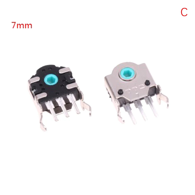 TTC Mouse Scroll Wheel Encoder 5–13mm Green Core | 2-Pack Mouse Encoder Peaceful Pleasures Health and Wellness 7mm