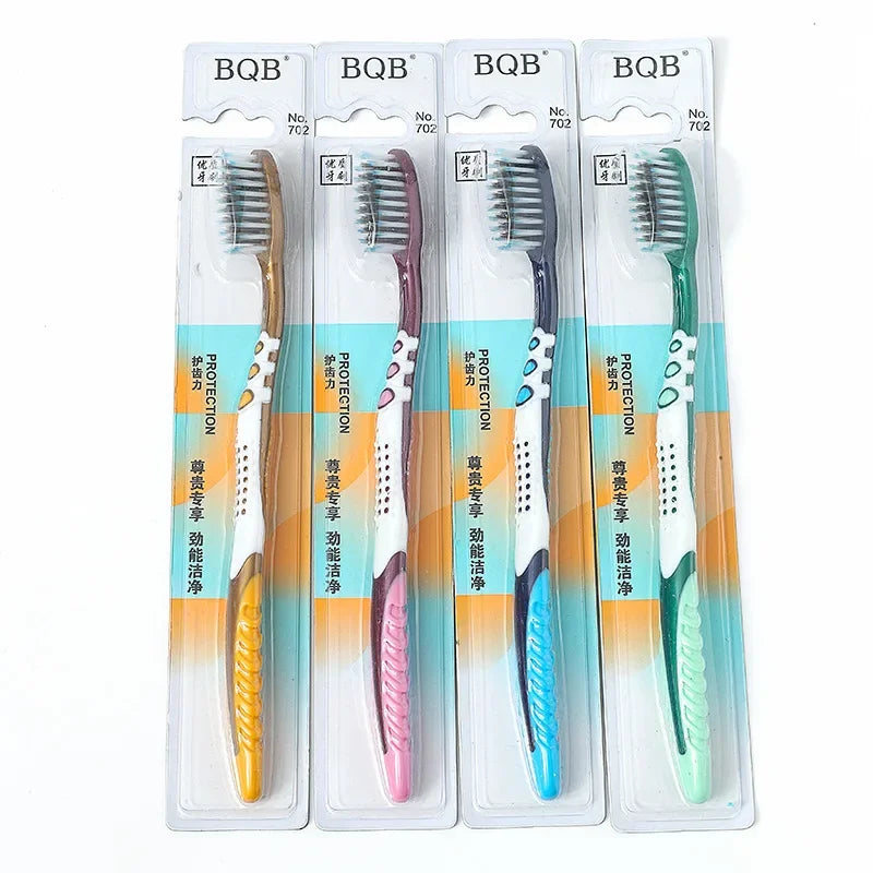 High-end toothbrush soft hair family pack combination pack ultra-fine soft bamboo charcoal nano couple men and women special Peaceful Pleasures Health and Wellness random-1pcs1