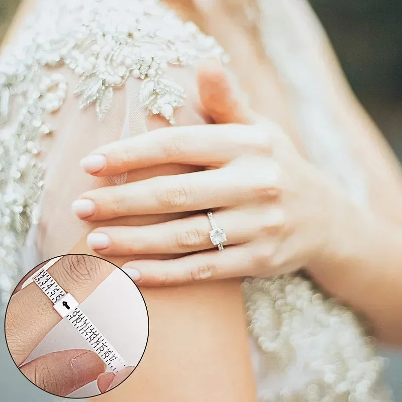 Ring Sizer Measuring Tool | US EU UK Finger Size Gauge