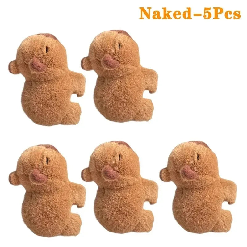 Capybara & Dolphin Snap Circle Plush Wrist Toy | Party Decor