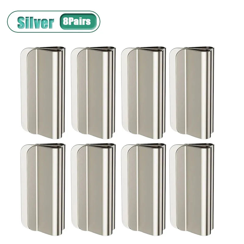 Magnetic Curtain Clips – Block Light, No Tools (1–10 Pairs)