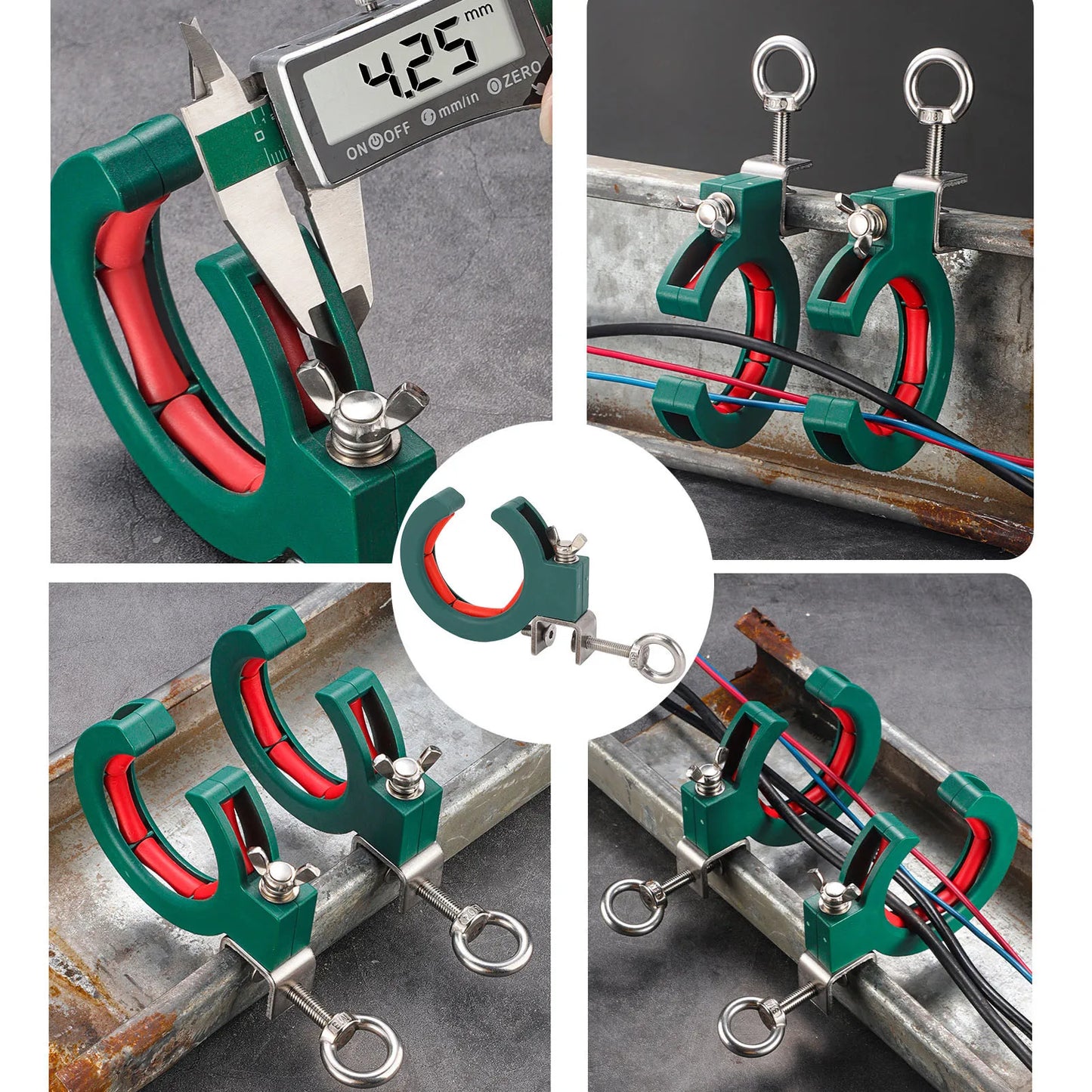 Cable Tray Roller Threading Wire Pulling Pulley Stainless Steel Thickened Dual Use Tool 65mm Cable Threading Wire Pulling Pulley Peaceful Pleasures Health and Wellness