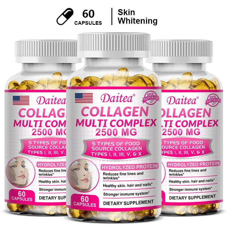 Daitea Hydrolyzed Collagen Capsules – Skin, Hair, Nails & Joints