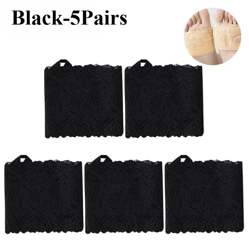 Women's Non-Slip Invisible Half Sole Socks for High Heels