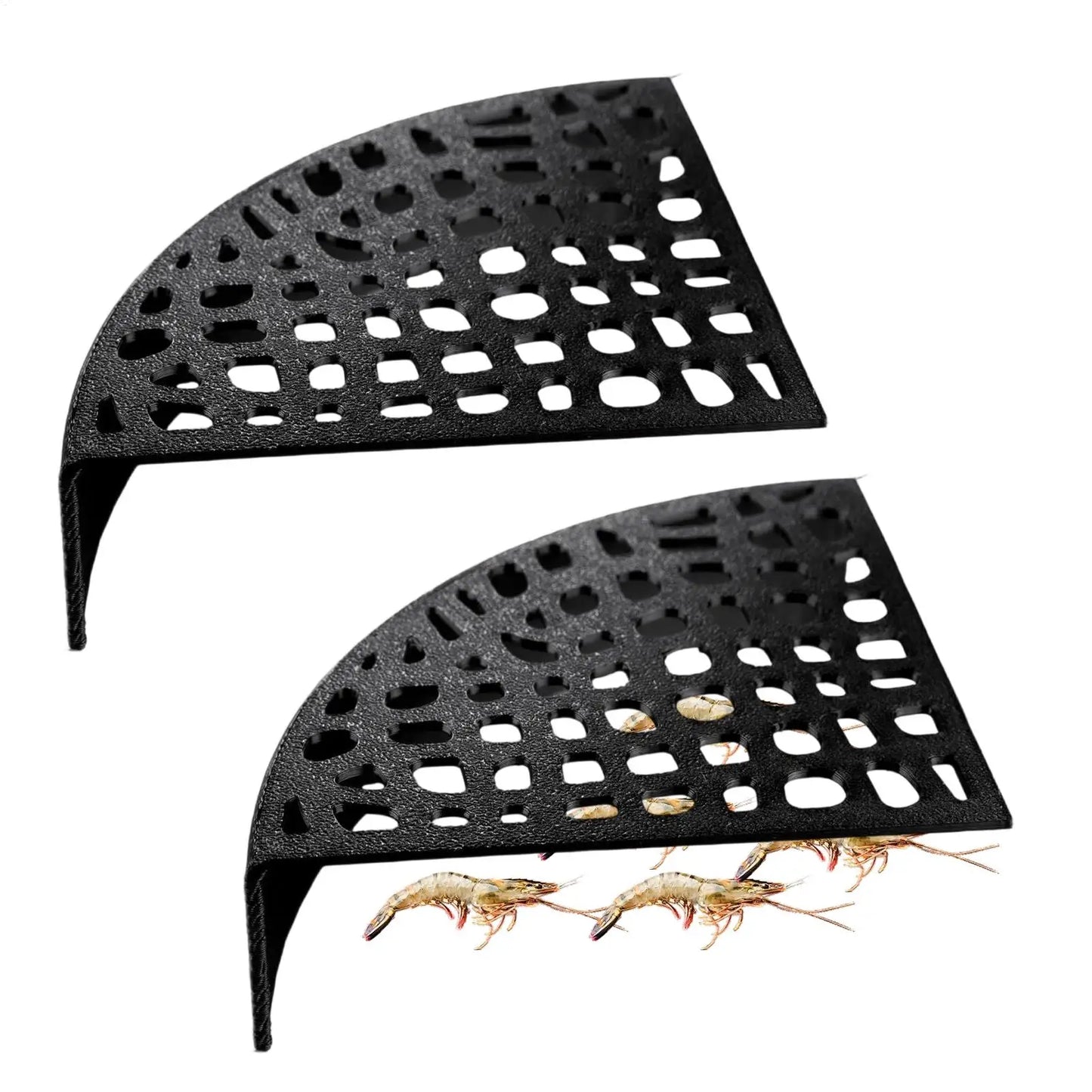 2-Piece Shrimp Cave | 180° View Aquarium Habitat for Dwarf Shrimp