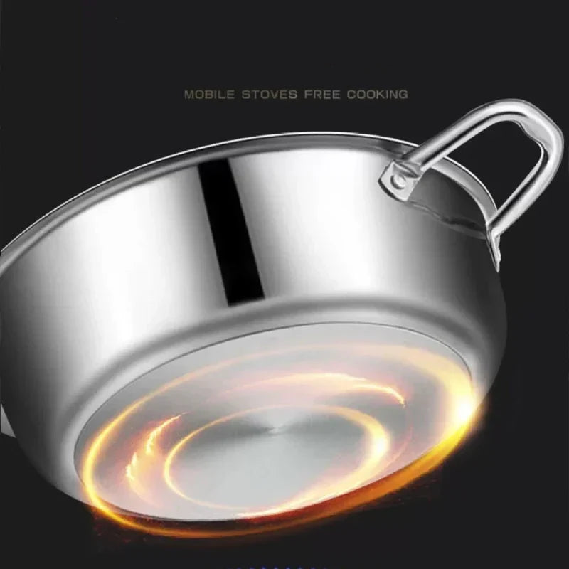 CHANSUNRUN 28cm Honeycomb Nonstick Stainless Steel Frying Pan