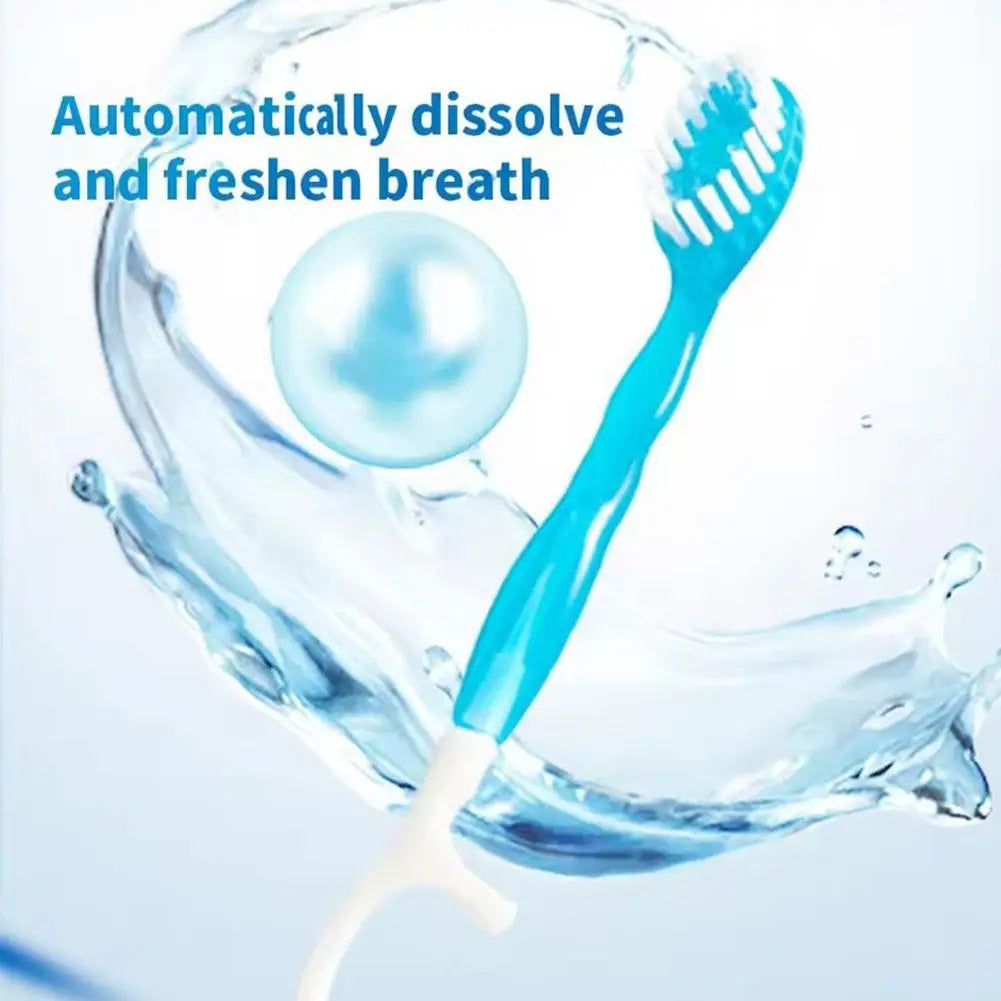 10Pcs Disposable Burst Bead Toothbrush Travel Set Peaceful Pleasures Health and Wellness