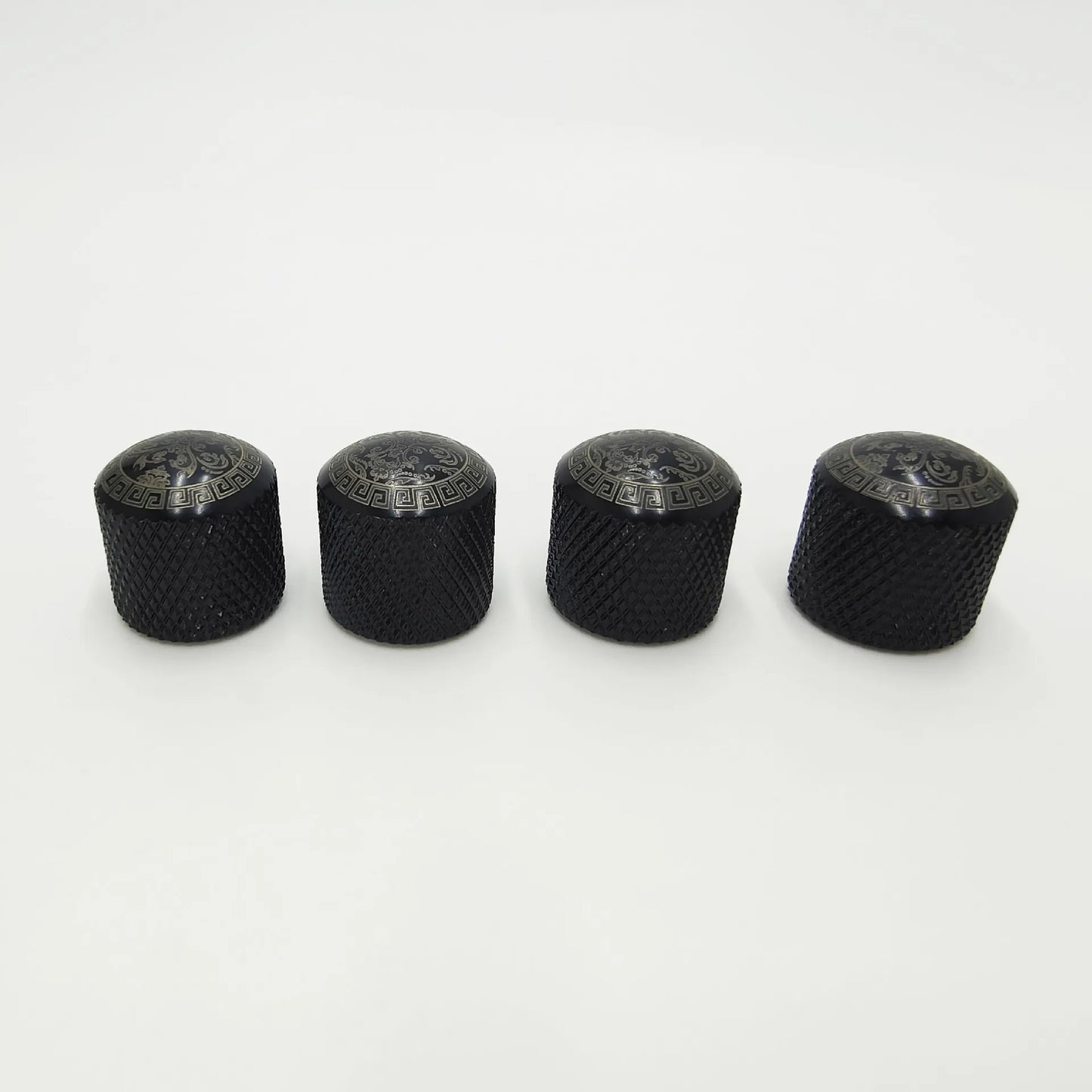 Black Engraved Perforated Non-perforated Knob Switch Cap Electric