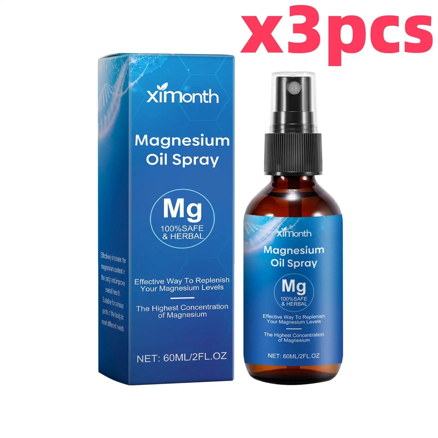 Ximonth Magnesium Oil Spray – Sleep, Muscle Pain & Skin