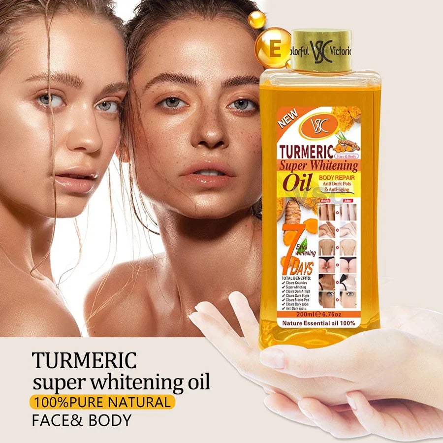 SANENDI Turmeric Essential Oil Face & Body Moisturizer 200ml