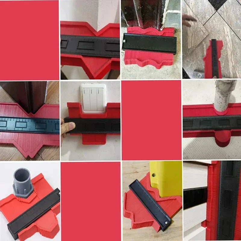 Contour Gauge Duplicator – Profile Measuring Tool for Tile & Wood Peaceful Pleasures Health and Wellness