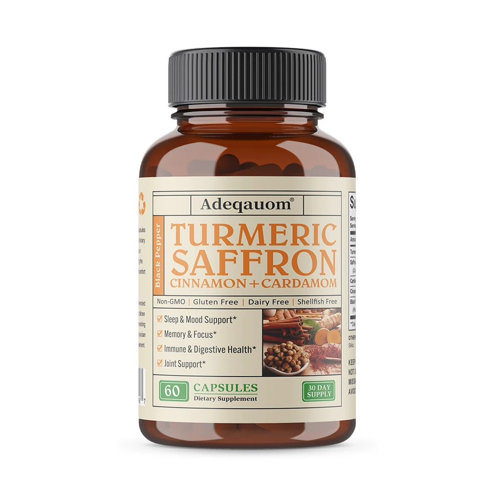 Turmeric Curcumin Saffron Cardamom Cinnamon | Joint & Mood