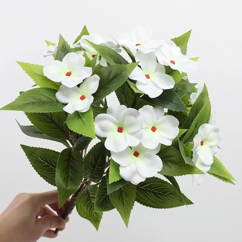 Eelhoe Silk Impatiens Artificial Flowers | Wedding & Home Decor