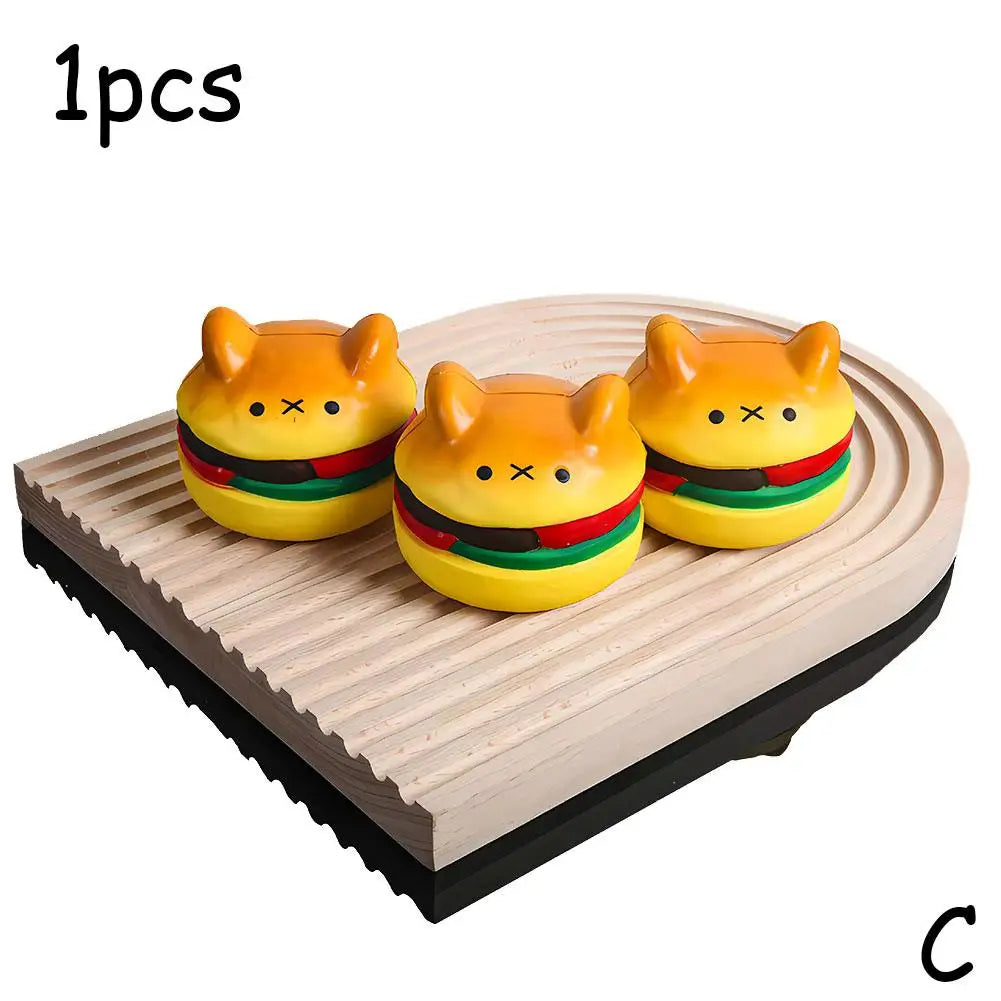 Simulation Bread Toast Squishy Toys, Cute Slow Rising PU Food Play Squeeze Toys, Stress Relief Fidget Toys for Kids Adults Peaceful Pleasures Health and Wellness bear