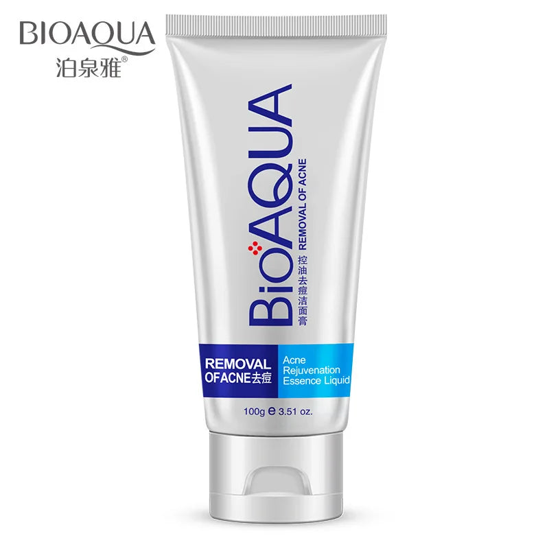 BIOAQUA Anti-Acne Foaming Facial Cleanser – Blackhead Remover