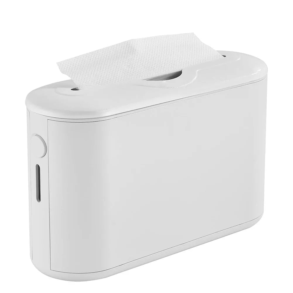 Countertop Paper Towel Dispenser Multifold Paper Towel Holder Hand Towel Dispenser Facial Napkin Holder for Bedroom Toilet Peaceful Pleasures Health and Wellness White