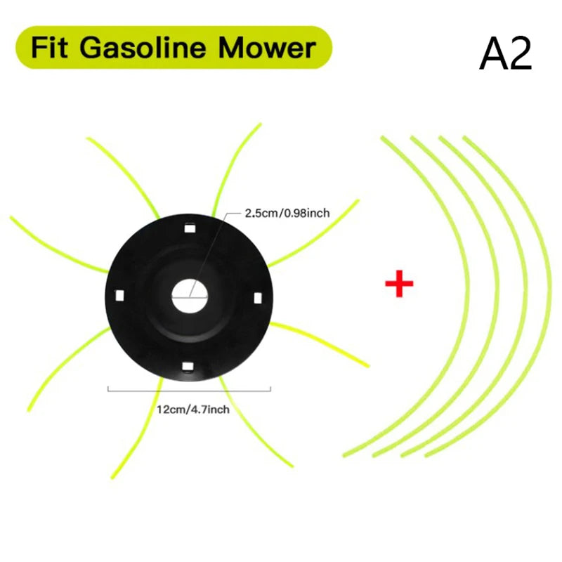 Steel Replacement Lithium Grass Trimmer Head Lawn Mower Head Free 4 Lines Removal Of Garden Weed Brushcutter Part Peaceful Pleasures Health and Wellness Fit Gasoline Mower